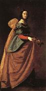 Francisco de Zurbaran St.Elizabeth of Portugal oil